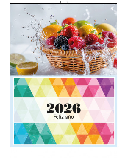 CALENDARIO DE FALDILLA 43.5 MENSUAL PERSONALIZADO 2026 SIN NOTAS