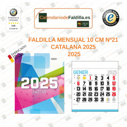 FALDILLA MENSUAL 10 CM Nº21...